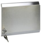 Pokrywa z zamkiem do obudów podtynkowych i natynkowych S500 METAL 4-modułowych, METAL