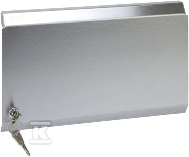Pokrywa z zamkiem do obudów podtynkowych i natynkowych S500 METAL 4-modułowych, METAL
