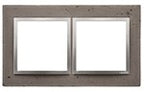 Ramka 3-krotna Nature-Beton, MOKRA ROBOTA, IP20/IP44 (IP44-należy zastosować zestaw uszczelek DUN3) SIMON54 NATURE
