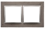 Ramka 3-krotna Nature-Beton, MOKRA ROBOTA, IP20/IP44 (IP44-należy zastosować zestaw uszczelek DUN3) SIMON54 NATURE
