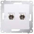 Elektroniczny łącznik/przycisk 4-krotny, do sterowania 4 obwodami (moduł), biały, SIMON54