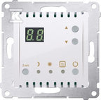 Regulator temperatury z wyświetlaczem z czujnikiem wewnętrznym (moduł) 16(2) A, 230V~, biały, SIMON54