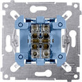 Przycisk podwójny zwierny (mechanizm) 10AX, 250V~, szybkozłącza SIMON54