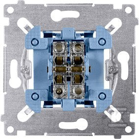 Przycisk podwójny zwierny (mechanizm) 10AX, 250V~, szybkozłącza SIMON54