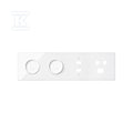 Panel 4-krotny: 2 gniazda + HDMI + USB + TV/SAT+ RJ45, biały, SIMON100
