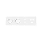 Panel 4-krotny: 2 gniazda + HDMI + USB + TV/SAT+ RJ45, biały, SIMON100
