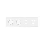 Panel 4-krotny: 2 gniazda + HDMI + USB + TV/SAT+ RJ45, biały, SIMON100
