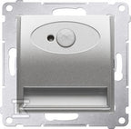 Oprawa oświetleniowa LED z czujnikiem ruchu, 230 V AC, 1.4 W, białe ciepłe 3100 K, srebrny mat, SIMON54