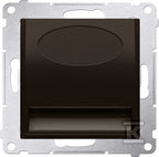 Oprawa oświetleniowa LED, 14 V DC, 0.42 W, białe ciepłe 3100 K, brąz mat !Wymagany zasilacz 14V, SIMON54