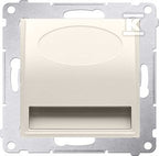 Oprawa oświetleniowa LED, 230 V AC, 1.1 W, białe ciepłe 3100 K, kremowy, SIMON54