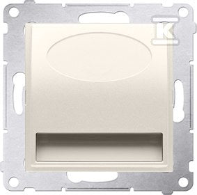 Oprawa oświetleniowa LED, 230 V AC, 1.1 W, białe ciepłe 3100 K, kremowy, SIMON54