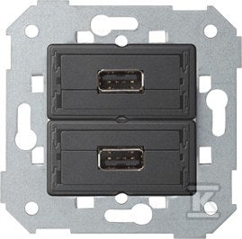Gniazdo 2xUSB (2.0) typ A, żeńskie, SIMON82
