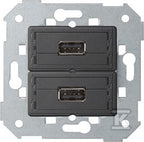 Gniazdo 2xUSB (2.0) typ A, żeńskie, SIMON82