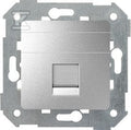 Pokrywa 1x gniazdo RJ45, płaska z żaluzją (moduł), aluminium, SIMON82
