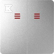 Klawisze z oczkiem do 75394-39, 75393-39, aluminium, SIMON82