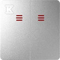 Klawisze z oczkiem do 75394-39, 75393-39, aluminium, SIMON82