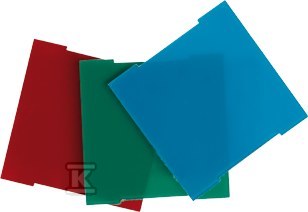 Zestaw filtrów (czerwony, niebieski, zielony) do pokrywy: 82036, SIMON82