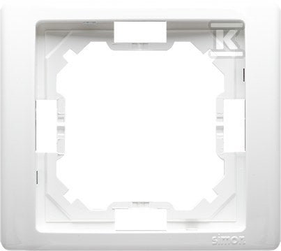 Ramka 1-krotna, biały, BASIC NEOS
