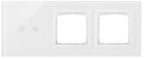 Panel dotykowy S54 Touch, 3 moduły, 2 pola dotykowe poziome + 2 otwory na osprzęty S54, burzowa chmura, SIMON54 TOUCH