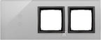 Panel dotykowy S54 Touch, 3 moduły, 2 pola dotykowe pionowe + 2 otwory na osprzęty S54, burzowa chmura, SIMON54 TOUCH