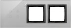 Panel dotykowy S54 Touch, 3 moduły, 4 pola dotykowe + 2 otwory na osprzęty S54, burzowa chmura, SIMON54 TOUCH