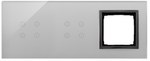 Panel dotykowy S54 Touch, 2 moduły, 4 pola dotykowe, + 4 pola dotykowe, biała perła, SIMON54 TOUCH