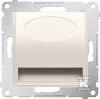 Oprawa oświetleniowa LED, 230 V AC, 1.1 W, białe zimne 5900 K, kremowy, SIMON54