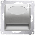 Oprawa oświetleniowa LED, 230 V AC, 1.1 W, białe zimne 5900 K, srebrny mat, SIMON54