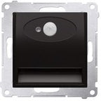 Oprawa oświetleniowa LED z czujnikiem ruchu, 230 V AC, 1.4 W, białe zimne 5900 K, złoty mat, SIMON54