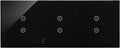 Panel dotykowy S54 Touch, 3 moduły, 2 pola dotykowe pionowe + 2 pola dotykowe pionowe + 2 pola dotykowe pionowe, zastygła lawa, SIMON54 TOUCH