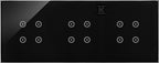 Panel dotykowy S54 Touch, 3 moduły, 4 pola dotykowe + 4 pola dotykowe + 4 pola dotykowe zastygła lawa, SIMON54 TOUCH