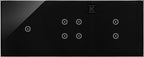 Panel dotykowy S54 Touch, 3 moduły, 1 pole dotykowe + 4 pole dotykowe + 2 pola dotykowe pionowe, zastygła lawa, SIMON54 TOUCH