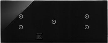Panel dotykowy S54 Touch, 3 moduły, 2 pola dotykowe pionowe +1 pole dotykowe + 2 pola dotykowe pionowe, zastygła lawa, SIMON54 TOUCH