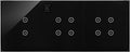 Panel dotykowy S54 Touch, 3 moduły, 2 pola dotykowe pionowe + 4 pola dotykowe + 4 pola dotykowe, zastygła lawa, SIMON54 TOUCH