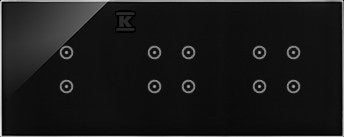 Panel dotykowy S54 Touch, 3 moduły, 2 pola dotykowe pionowe + 4 pola dotykowe + 4 pola dotykowe, zastygła lawa, SIMON54 TOUCH