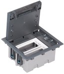 Puszka podłogowa S500 6-modułowa, 12x K45, gł. 70mm, szary, CONNECT