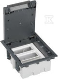 Puszka podłogowa S500 3-modułowa, 6x K45, gł. 93mm, szary, CONNECT