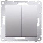 Łącznik krzyżowy podwójny bez piktogramu (moduł) 10 AX, 250 V~, szybkozłącza, szampański mat, Simon24