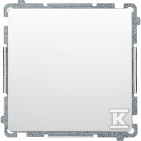 Łącznik schodowy bez piktogramu (moduł) 10AX, 250V~, szybkozłącza, biały, BASIC MODUŁ