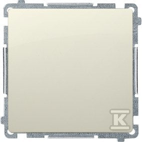 Łącznik schodowy bez piktogramu (moduł) 10AX, 250V~, szybkozłącza, beż, BASIC MODUŁ