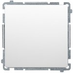 Łącznik krzyżowy bez piktogramu (moduł) 10AX, 250V~, zaciski śrubowe, srebrny mat, BASIC MODUŁ