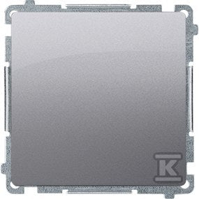 Łącznik krzyżowy bez piktogramu (moduł) 10AX, 250V~, zaciski śrubowe, stal inox, BASIC MODUŁ