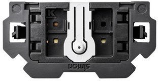 Łącznik schodowy naciskowy (mechanizm 1/2, bez ramki montażowej) 10 AX, 250V~, 1click, SIMON100