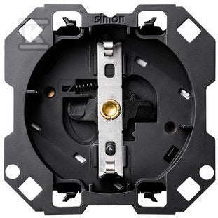 Gniazdo z uziemieniem Schuko (mechanizm, bez ramki montażowej) 16A, 250V~, 1click, SIMON100