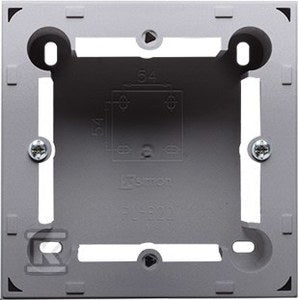 Puszka natynkowa płytka (31mm) pojedyncza, stal inox, BASIC MODUŁ