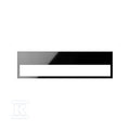 Ramka minimal 4-krotna, czarny, SIMON100