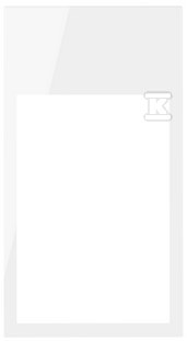 Ramka minimal pionowa 2-krotna, 3x1/2, biały, SIMON100
