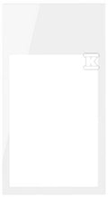 Ramka minimal pionowa 2-krotna, 3x1/2, biały, SIMON100