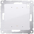 Sterownik przyciskowy do obsługi rolety, żaluzji, markizy, firany, sterowany smartfonem [WiFi], 2x5A, 230V (moduł), biały, SIMON54 GO