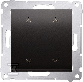 Łącznik/Przycisk roletowy podwójny elektroniczny (moduł) 230 V, antracyt, SIMON54
